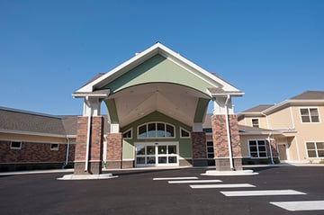 westwood ridge II exterior entrance