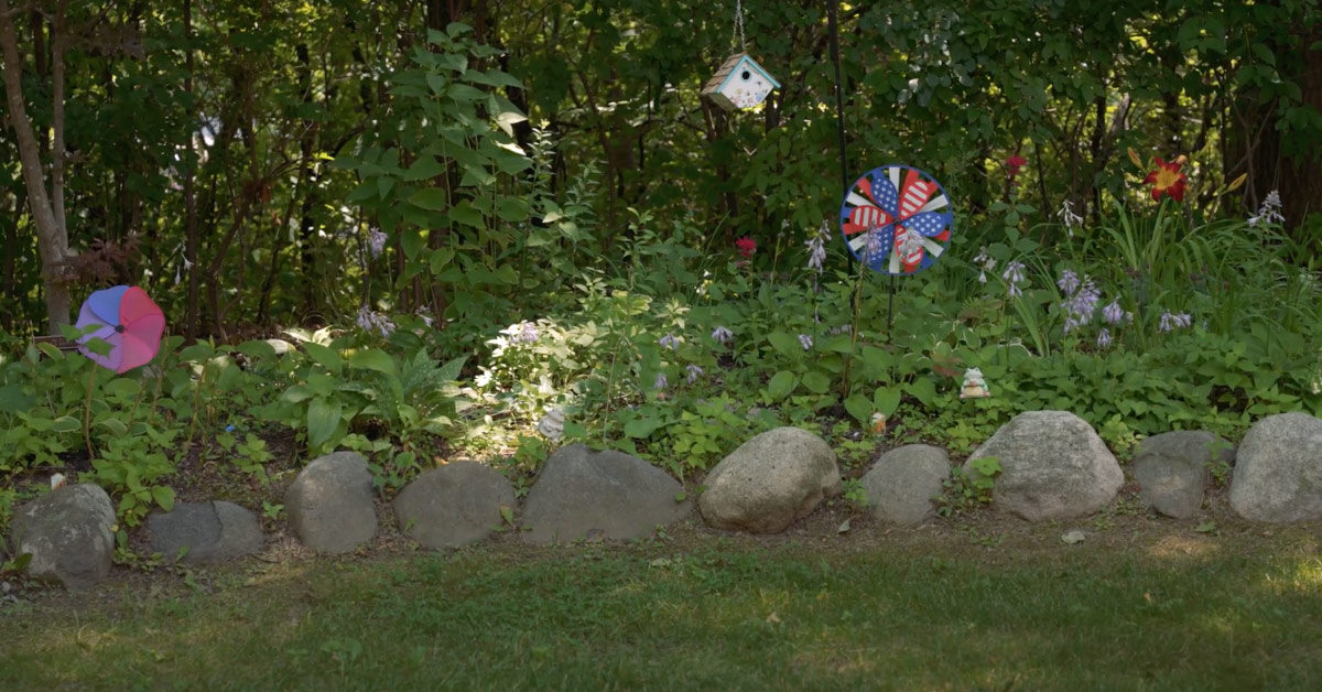 The rock garden at Walker Methodist Westwood Ridge
