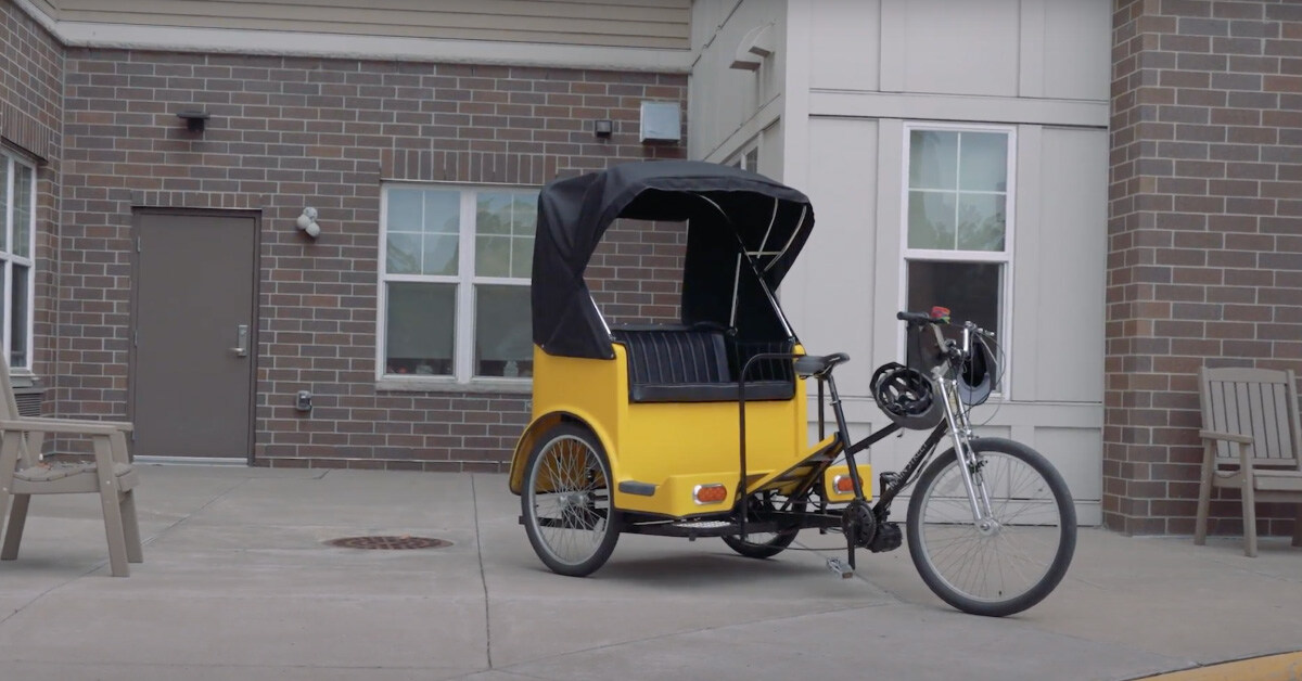 the pedicab at walker methodist plaza cityview