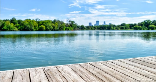 Dock at Lake of the Isles Minneapolis