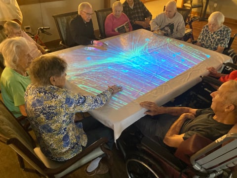 Lucynt interactive system brings magic to memory care