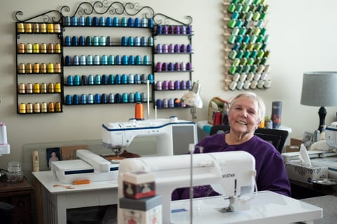 A covering of love: Nancy donates dignity quilts to her community