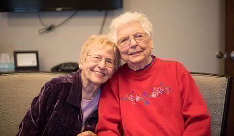 The gift of friendship: Marge and Carol
